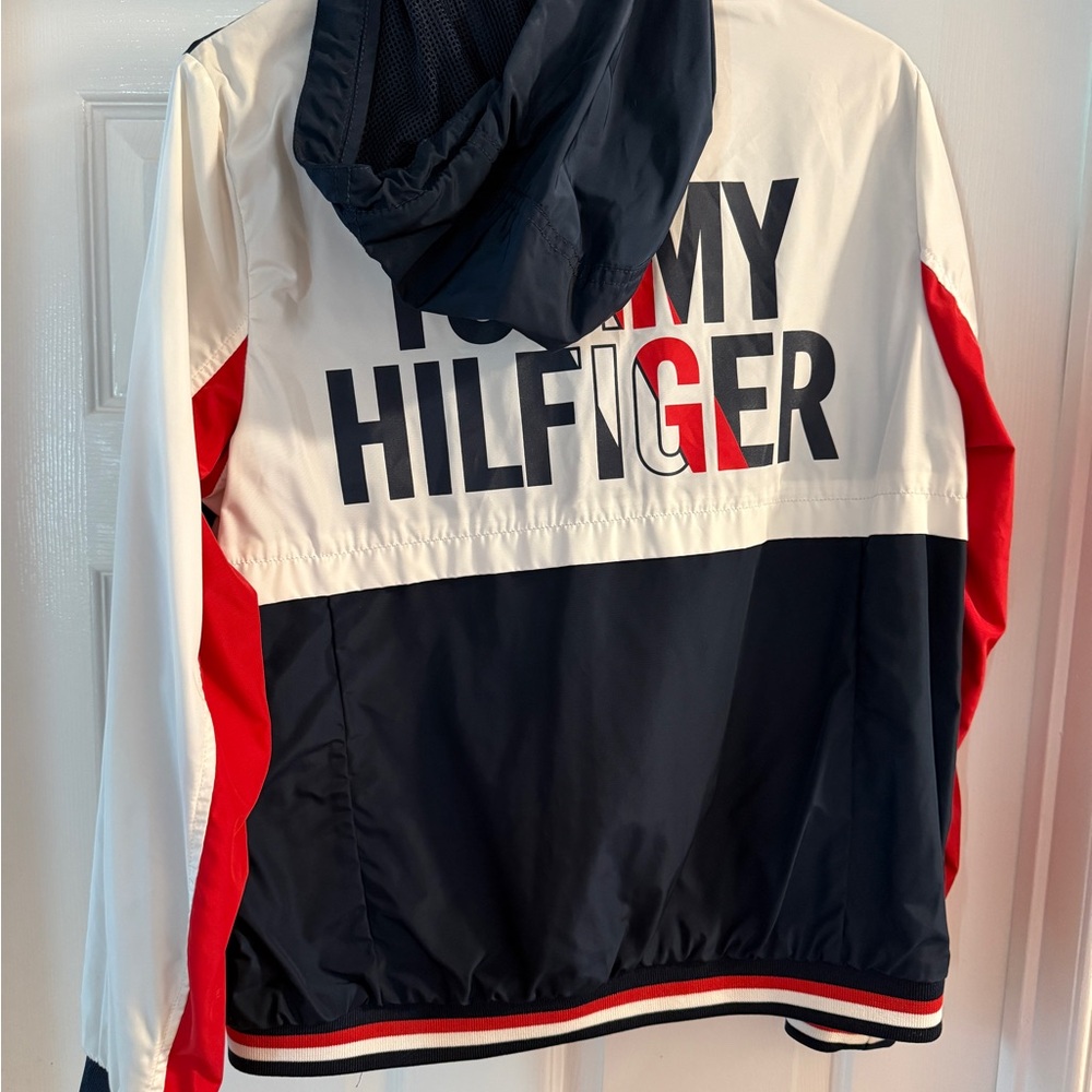 Tommy Hilfiger Navy and White Jacket